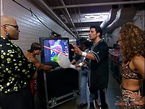 (720pHD): WCW Nitro 09/18/00 - Tygress & The Filthy Animals Backstage/Miss Jones & The Cat Segment