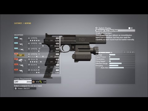 MGSV - INTEL: WU.PISTOL9