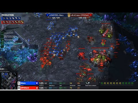 Starcraft II AfreecaTV Champions Cup 2022 Nov6 Dark(Z) v Maru(T) Game 1 MAPS- [ESL] Moondance