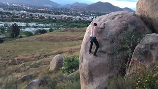 Video thumbnail of Hair Trigger. Mount Rubidoux