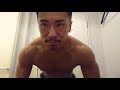 【Gay porn actor】Body check after workout