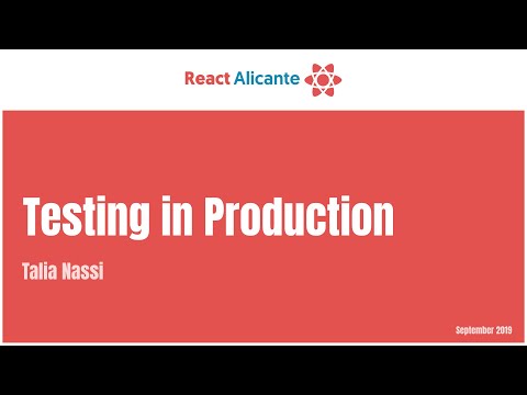 Testing in Production - TALIA NASSI