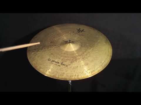New ride cymbal vlog #32 - 22" T-Cymbals La Pasion Turca ride 2275g