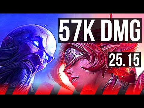 RYZE vs RIVEN (TOP) | 57k DMG | KR Master | 25.15