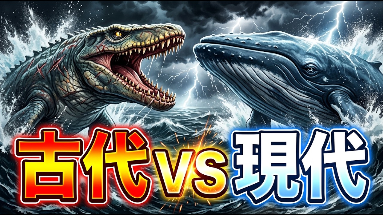 古代 vs 現代 巨大生物が本気で戦ったら勝つのはどっち？古代巨大生物 vs 現代巨大生物 対決5選【ゆっくり解説】