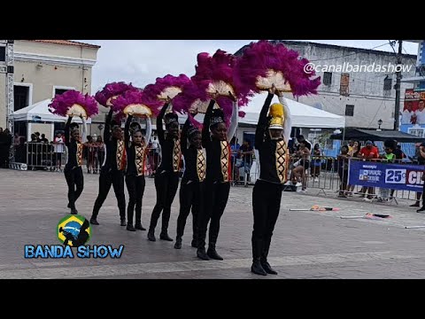 Coreográfico da Banda Marcial FENIX no Concurso de Bandas e Fanfarras em Mata de São João