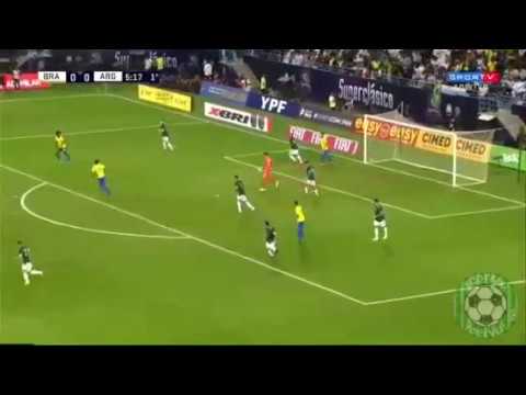 Brasil 0x1 Argentina - Melhores Momentos do Super Clássico 2019