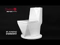 WC kompakt DIAMENT - rimless, rimflush - SWISS MEYER