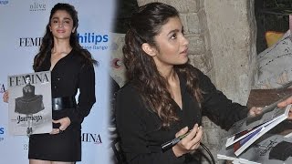 Alia Bhatt Unveils 55th Anniversary Edition Of Femina Magazine