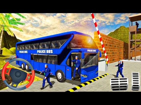 US Police Bus Mountain Driving Simulator - Best Android Gameplay 2021