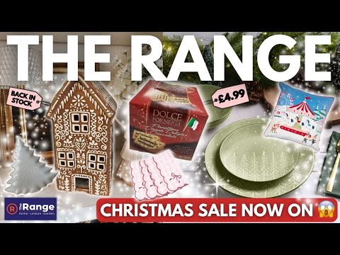 THE RANGE Christmas SALE! Viral Gingerbread House Is BACK + Huge Reductions!
