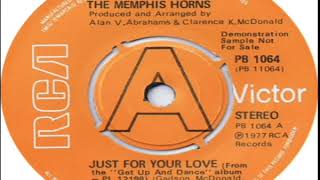 Memphis Horns   Just For Your Love 1978