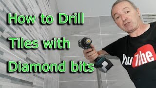 How to drill tiles with Diamond drill bits .. Profix