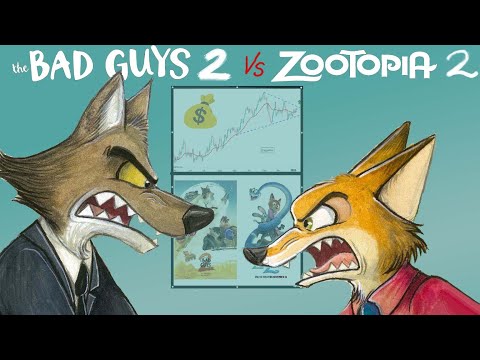 The Bad Guys 2 vs Zootopia 2 in Office Battle dub