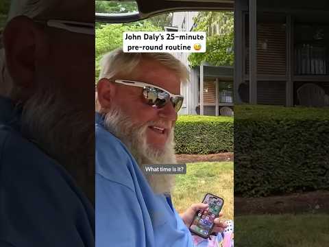 John Daly's INCREDIBLE 25-minute routine 😅