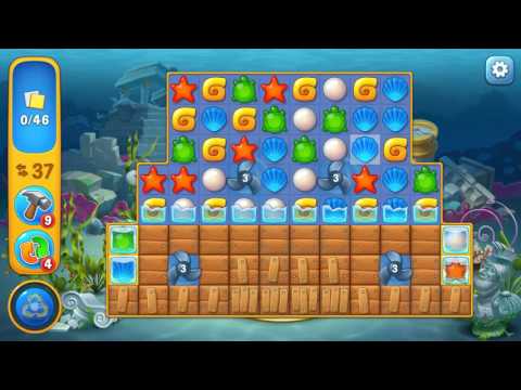 Fishdom level 329 Gameplay (iOS Android)