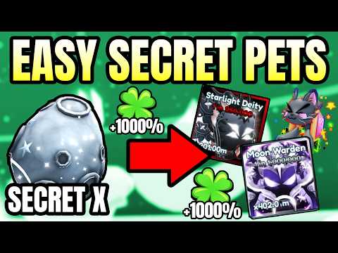 How To Hatch SECRET X + Lunar Egg Secret Pets in Tap Simulator (Roblox)