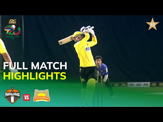Full Highlights | Faisalabad Vs Peshawar | M13 | ABS Developers National T20 Cup | MZA1H