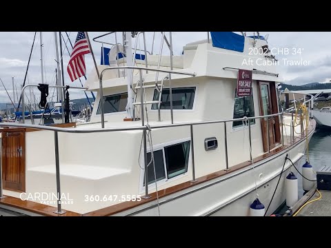 2002 34’ CHB Aft Cabin Trawler (SOLD)