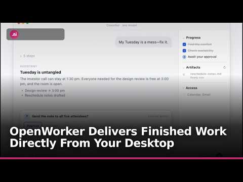 OpenWorker Delivers Finished Work Directly From Your Desktop