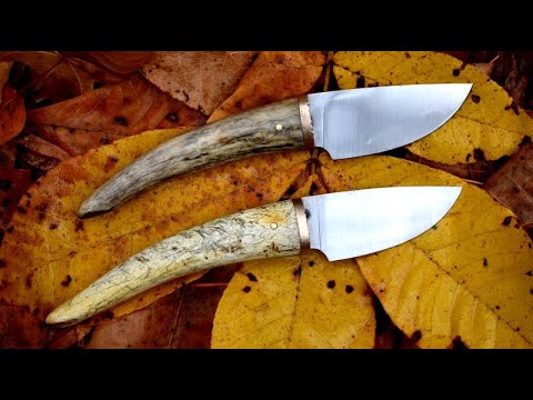 Forging a set of skinning knives