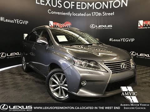 Used Grey 2015 Lexus RX 350 Touring Package Walk Through Review - Leduc, Alberta