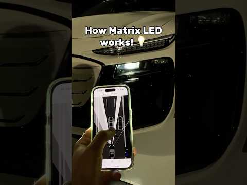 Matrix LED headlights in the Audi A6 e-tron! 🔦