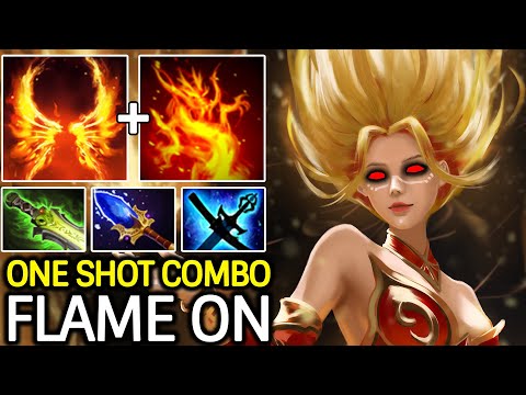 LINA Flame On – Full Magical Build One-Shot Combo Dota 2