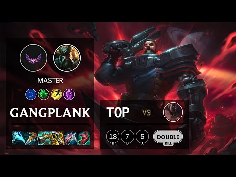 Gangplank Top vs Malphite - EUW Master Patch 12.4