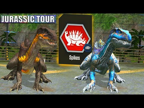 JURASSIC TOUR: SUPER MODs INDORAPTOR GEN 1 Vs GEN 2 | JURASSIC WORLD THE GAME