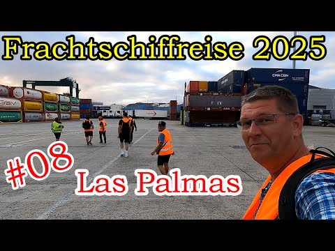 A cargo ship voyage with the MS HENNEKE RAMBOW | #08 Shore excursion in Las Palmas | Container sh...
