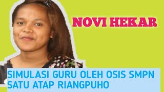 preview picture of video 'Simulasi guru oleh OSIS SMPN Satu Atap Riangpuho'