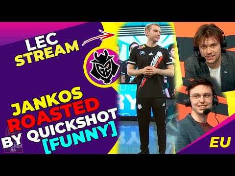 G2 Jankos ROASTED by LEC Casters Trevor and Caedrel [FUNNY]