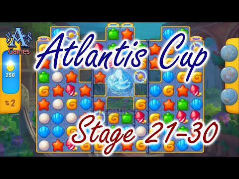 Fishdom Atlantis Cup Stage 21 - 30