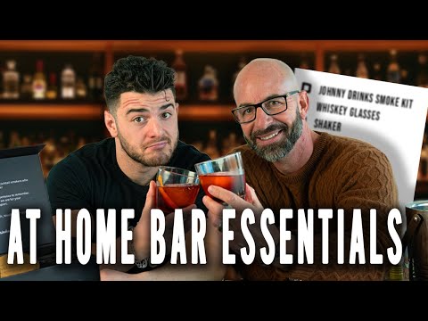 We show you our at-home bar essentials!