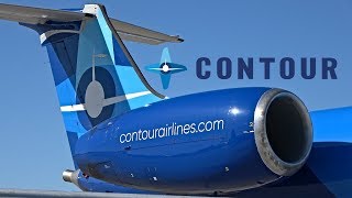 (4K) Contour Airlines ERJ-135ER (LAS-SBA)