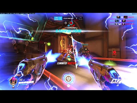 Kabaji Sick Nano Tracer gameplay - Overwatch Season 30 Top 500