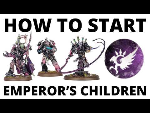 How to Start an Emperor's Children Army for Warhammer 40K - Beginner Guide to Start Collecting