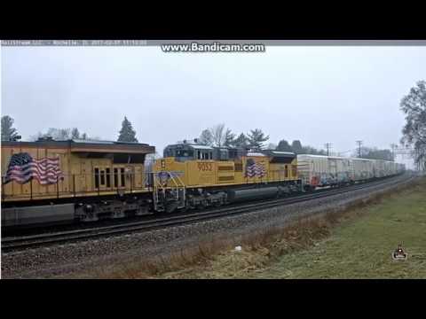 UP  train ZG3SKP @ rochelle il 2/7/17