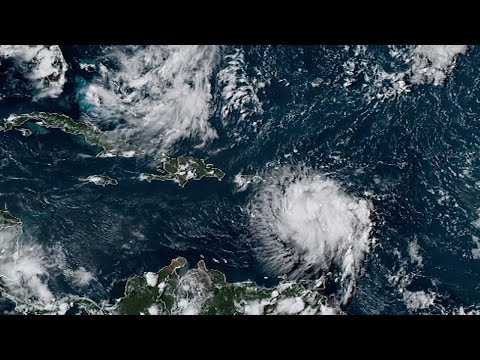 Tropical Storm Dorian threatened Puerto Rico with a direct hit on Wednesday, as forecasters said it made a last-minute shift in its path and could reach near-hurricane strength in its approach to the U.S. territory. (Aug. 28)