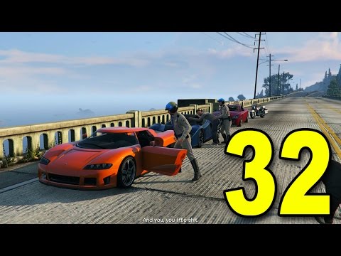 Grand Theft Auto V First Person - Part 32 - Stealing Supercars (GTA Walkthrough)