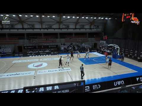 KKS Polonia Warszawa 69:77 AZS AWF Mickiewicz Romus Katowice 05.10.23 skrót: SASport