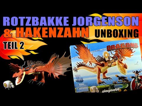 Playmobil ® Dragons - Rotzbakke + Hakenzahn - Teil 2 - Unboxing & Review