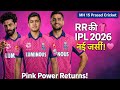IPL 2026 Rajasthan Royals New Jersey Look Ravindra Jadeja Jaiswal In Pink 🩷