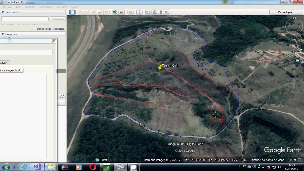 Importar Arquivos KML para Vias Urbanas & Estradas