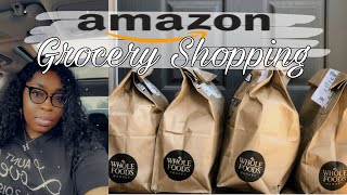 WHAT I BUY! AMAZON ONLINE GROCERY SHOPPING +HAUL....EASY AS 1,2,3!!!