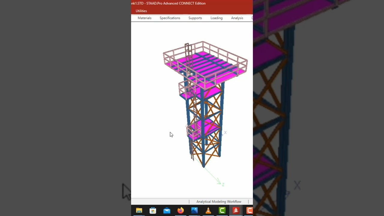 How To Design Steel Structures With Staad.Pro Advanced Connect Edition.