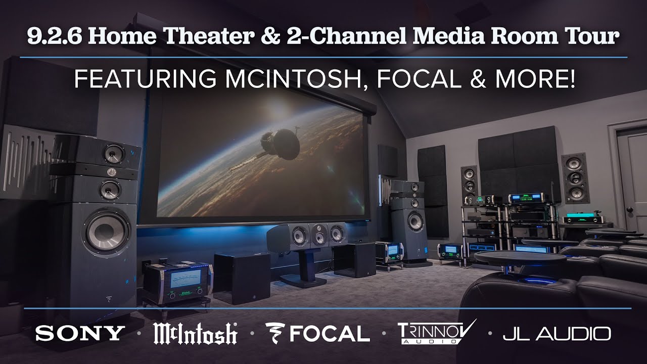 Incredible 9.2.6 Focal & McIntosh Home Theater & Two Channel Media Room Tour | Sony, Trinnov + more!