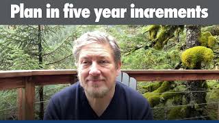Plan in five year increments