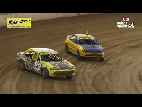 Sep 17 M1 at TWW Cairns Speedway - LG Automotive and Dyno Modified Sedans heat 1
